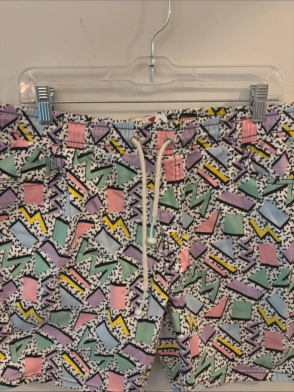 Oh Snap Drill Clothing Co 90s Retro Graphic Print Stretch Twill Shorts Men's XL
